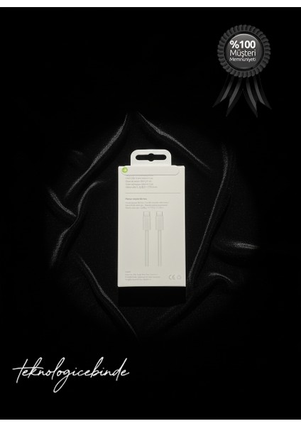 Type-C 120W Ultra Hızlı Şarj Kablosu 1 Metre (Iphone 15/ipad/macbook) + Sim Iğnesi Hediye fiyatları