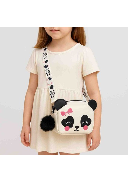 Kalpli Panda Çocuk Çantası – Günlük Kullanım Için Hafif ve Tatlı Model