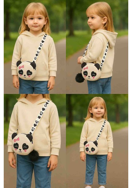 Kalpli Panda Çocuk Çantası – Günlük Kullanım Için Hafif ve Tatlı Model modelleri