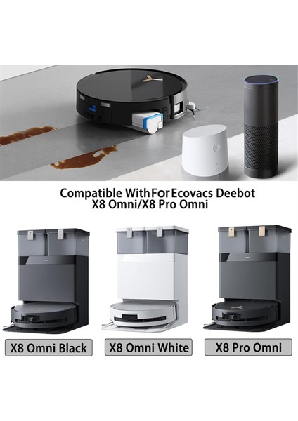 X8 Omni/x8 Pro Omni Için Aksesuar Seti Kauçuk Ana Fırça Filtreleri Silecek Silindirleri Yan Fırçalar Toz Torbaları (Yurt Dışından) modelleri