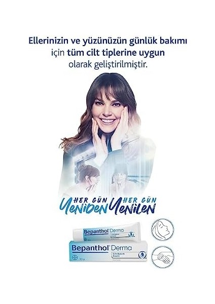 Bepanthol Derma Cilt Bakım Kremi 50 G + 3 Adet Cilt Bakım Kremi 3.5 G modelleri