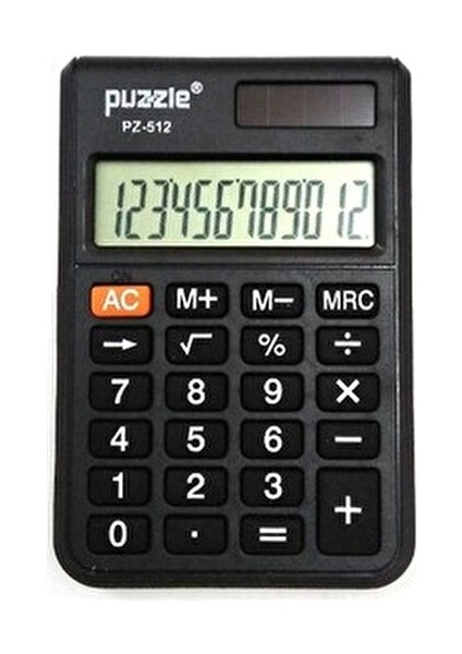 PZ 512 Cep Tipi Hesap Makinesi 12 Haneli Büyük Ekranlı Kullanışlı Tasarım fiyatları