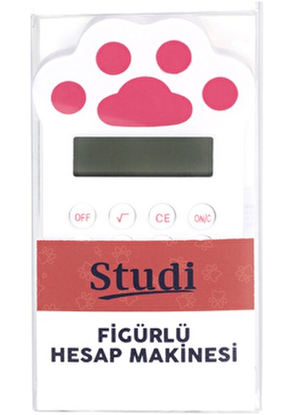Pati Desenli Hesap Makinesi Sevimli Tasarım ve Geniş Tuş Takımı ile Kullanım Kolaylığı indirimleri