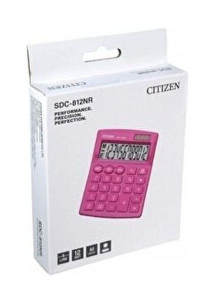 SDC-812NRPKE Pembe Hesap Makinesi Kullanıcı Dostu Büyük Tuşlar ile Pratik Kullanım modelleri