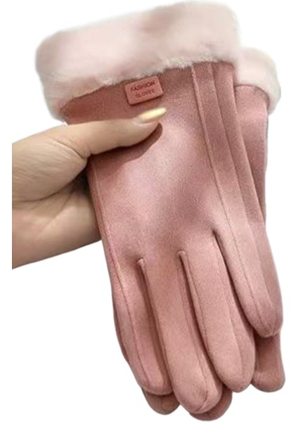 Kadın Eldiveni, Polar Isıtmalı, Soğuktan Koruyan Bisiklet Eldiveni (Yurt Dışından)