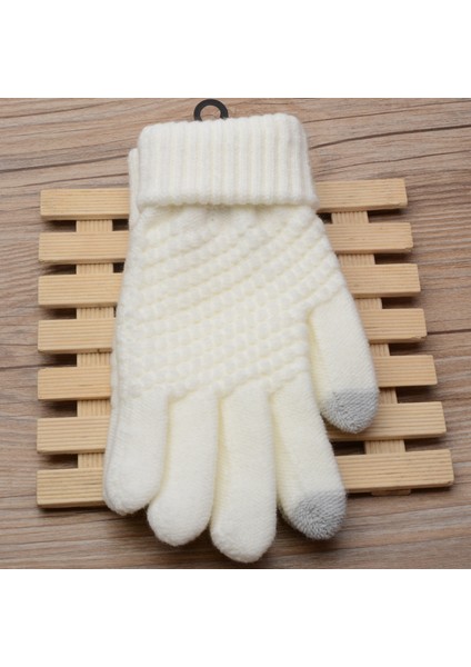 Kışlık Erkek Kadın Karışımlı Yünlü Kaymaz Eldiven (Yurt Dışından) modelleri