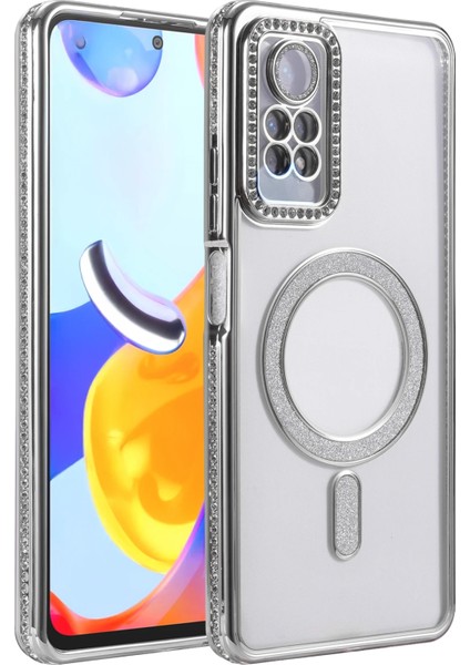 Mtxdpn Newface Xiaomi Redmi Note 12 Pro 4g Joke Simli Magneticsafe Kılıf - Gümüş