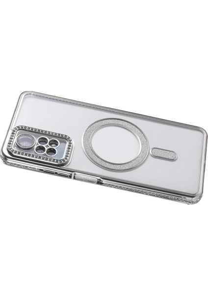 Mtxdpn Newface Xiaomi Redmi Note 12 Pro 4g Joke Simli Magneticsafe Kılıf - Gümüş fırsatları