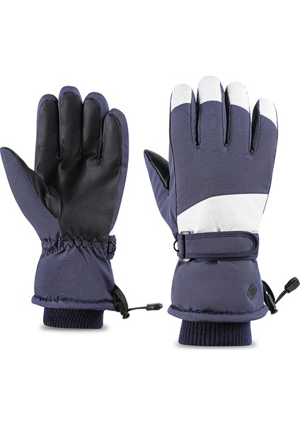 Su Geçirmez, Soğuktan Koruyan, Termal, Kalınlaştırılmış, Aşınmaya Dayanıklı Parmaklı Eldiven (Yurt Dışından)