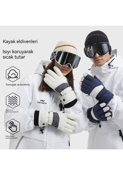 Su Geçirmez, Soğuktan Koruyan, Termal, Kalınlaştırılmış, Aşınmaya Dayanıklı Parmaklı Eldiven (Yurt Dışından) modelleri