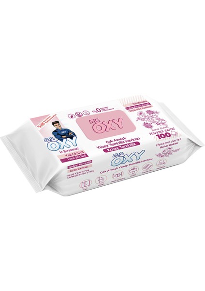 Yüzey Temizlik Havlusu Bahar Çiçekleri 100'LÜ 2 Adet