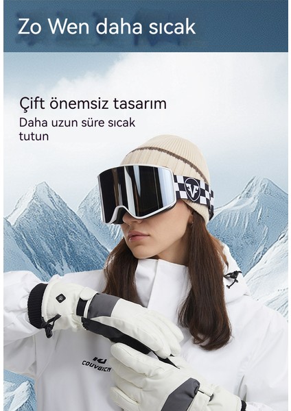 Su Geçirmez, Soğuktan Koruyan, Termal, Kalınlaştırılmış, Aşınmaya Dayanıklı Parmaklı Eldiven (Yurt Dışından) indirimleri