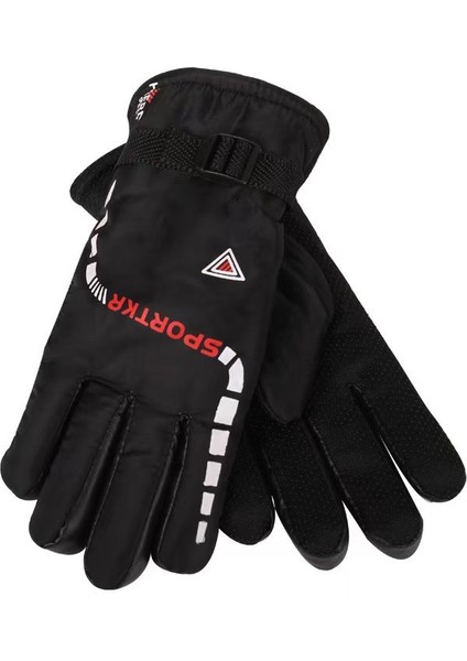 Isıtmalı, Kalınlaştırılmış, Pamuklu, Kaymaz Bisiklet Eldiveni (Yurt Dışından)