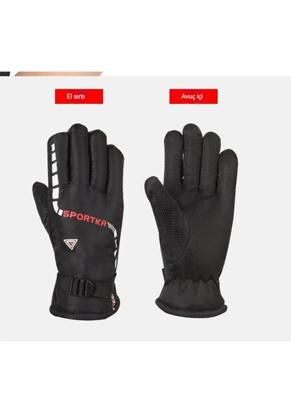 Isıtmalı, Kalınlaştırılmış, Pamuklu, Kaymaz Bisiklet Eldiveni (Yurt Dışından) indirimleri