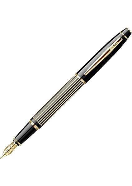 35L Dolmakalem Çizgi Desenli Siyah Altın M Uç fırsatları