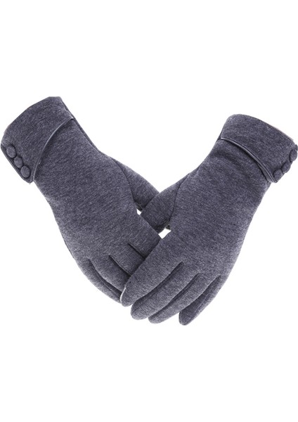 Kışlık Kore Tarzı Kadife Içlikli, Ters Dönmeyen Isıtıcı Eldiven (Yurt Dışından)