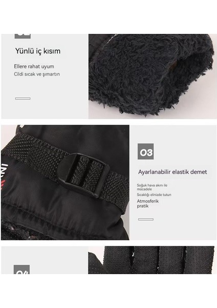 Isıtmalı, Kalınlaştırılmış, Pamuklu, Kaymaz Bisiklet Eldiveni (Yurt Dışından) fırsatları