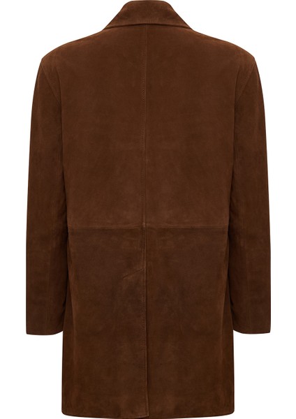 Emma Kadın Kahverengi Süet Deri Kaban 25WGE56061B fiyatları