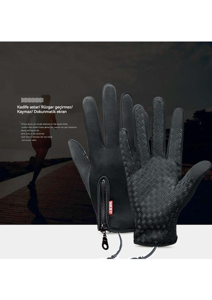 USB Isıtmalı, Yünlü, Rüzgar Geçirmez ve Su Geçirmez Dış Mekan Eldiveni (Yurt Dışından) indirimleri