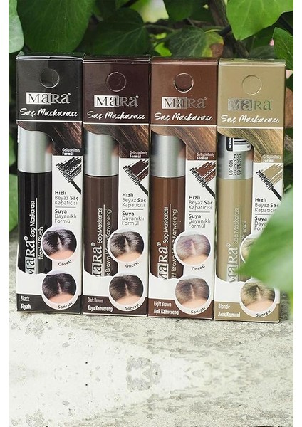 Kozmetik Saç Maskarası Açık Kahve 1 Paket (1 x 250 G) fırsatları