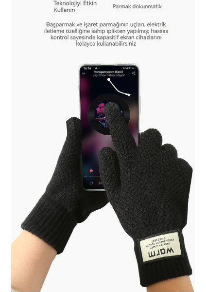 USB Şarjlı Isıtmalı Eldiven, Kadifeli, Kalınlaştırılmış Soğuk Korumalı Eldiven (Yurt Dışından) indirimleri