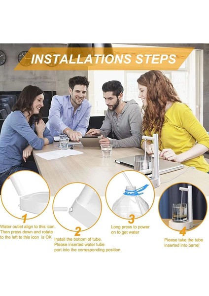 Elektrikli Akıllı Masa Üstü Su Serbest Kablosuz Ayarlanabilir Taşınabilir Pompalama Cihazı (Yurt Dışından) fiyatları