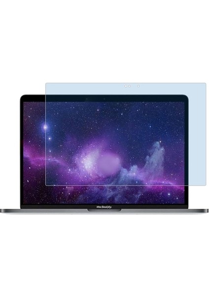 Macbook Pro M1-M2-M3-M4 14INÇ Ekran Koruyucu Mavi Işık Filtresi (Touchıd'li Pro 14") A2442 A2779 A2992 A2918 A3112 A3401 A3185 ile Uyumlu Anti Blue Ray Şeffaf