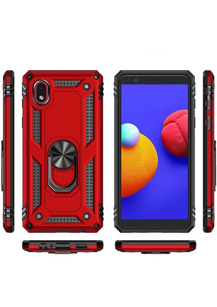 Galaxy A01 Core Kılıf Mrsa Vega Kapak-Gri fiyatları