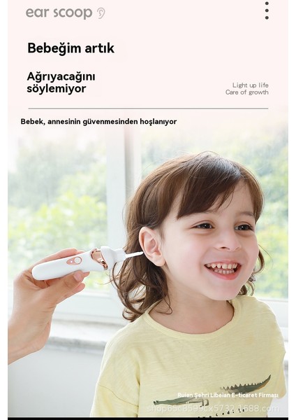 Görünür Işıklı Kulak Temizleme Elektrikli Kulak Temizleme Aleti (Yurt Dışından) fırsatları