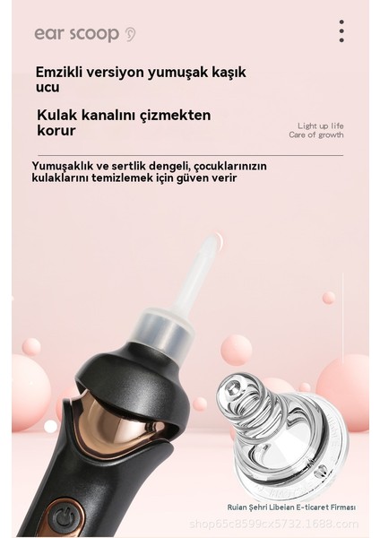 Görünür Işıklı Kulak Temizleme Elektrikli Kulak Temizleme Aleti (Yurt Dışından) indirimleri