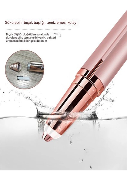 Elektrikli Kadın Kaş Düzelteci Otomatik Tıraş Makinesi Tüy Alma Aleti (Yurt Dışından) fırsatları