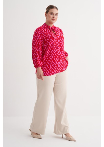 V Yaka Bağlama Detaylı Bluz modelleri