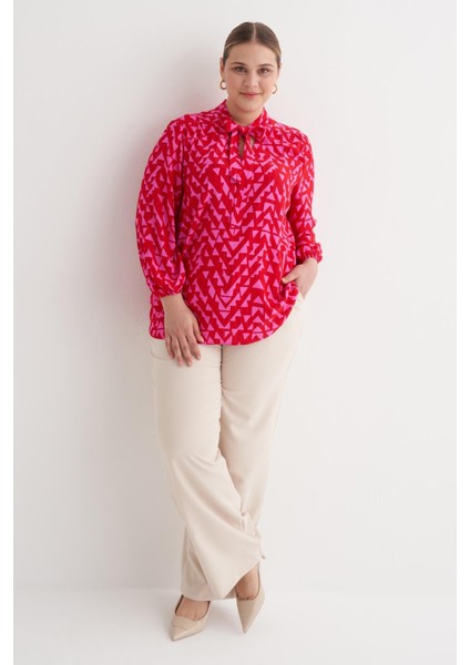 V Yaka Bağlama Detaylı Bluz fırsatları