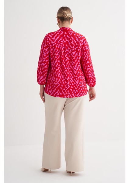 V Yaka Bağlama Detaylı Bluz indirimleri