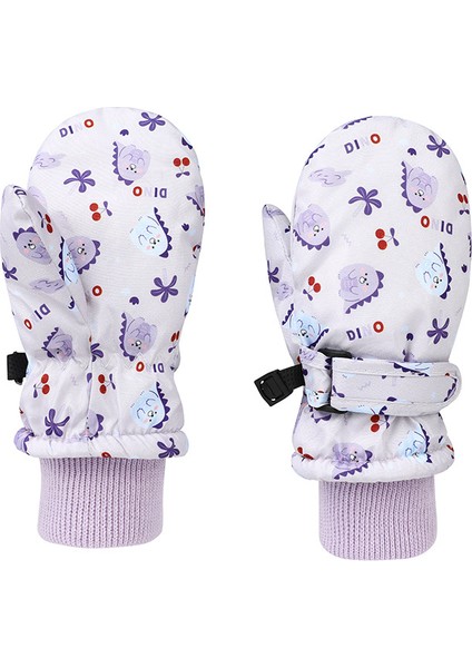 Kış Açık Kayak Artı Kadife Çocuk Eldivenleri (Yurt Dışından)