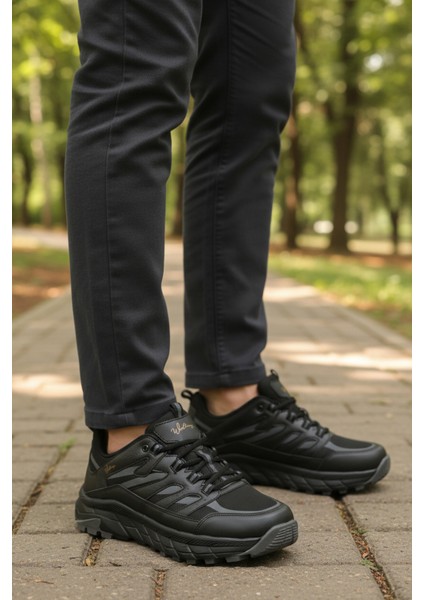 Siyah Bağcıklı Erkek Outdoor Ayakkabı modelleri