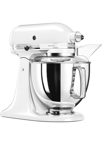 Artisan 4, 8 L Stand Mikser 5KSM175PS White-Ewh