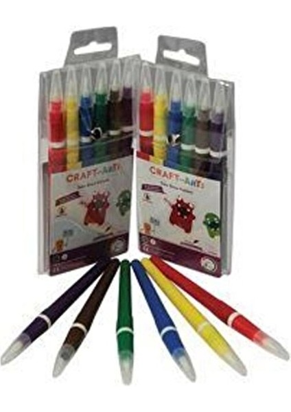 Sulu Boya Kalemi 6'lı İnce Uçlu Renkli Kalem Seti Yıkanabilir fiyatları