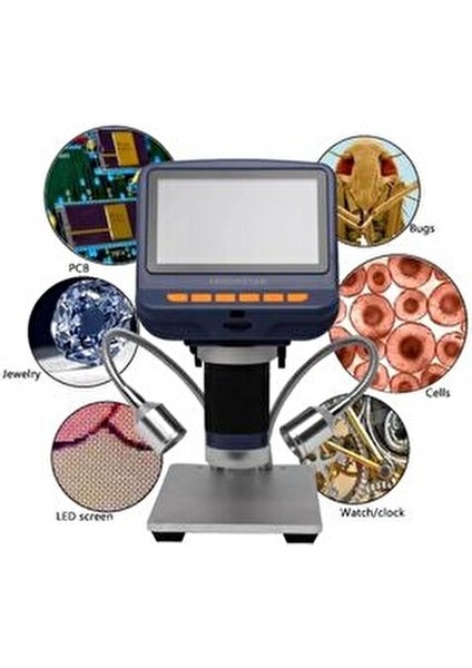 AD106S UV Filtreli Dijital Mikroskop 220x Büyütme Kapasitesi ile Yüksek Çözünürlük fiyatları