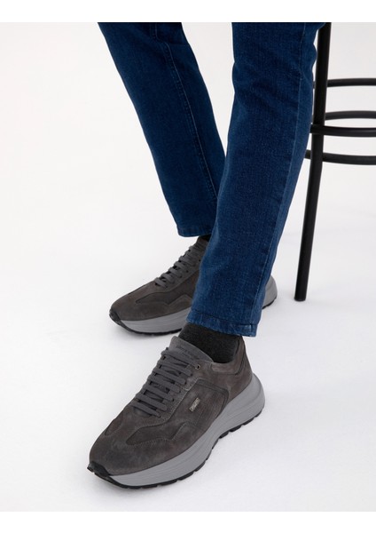 Erkek Antrasit %100 Deri Casual Ayakkabı 50315646-VR006 modelleri