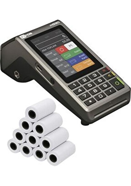 M530 Ecr Yazarkasa Pos Mobil Cihaz 3.5 İnç Dokunmatik Ekran 432 Gram Ağırlık