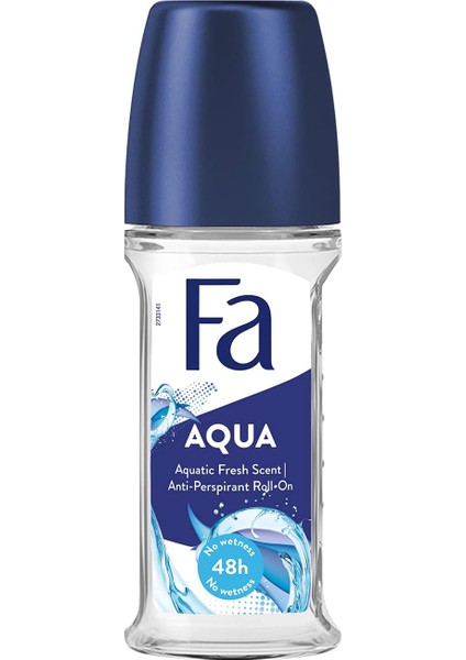 Aqua Roll-On 50 ml Okyanus Kokulu Kadın Roll-On