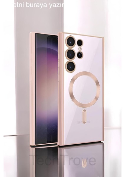 Samsung Galaxy S24 Ultra Kılıf Kamera Korumalı Sararmaz Magsafe Şarj Özellikli A+ Kalite Kapak