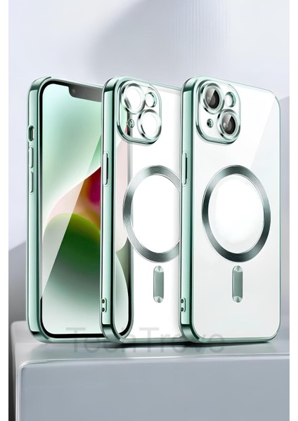 iPhone 14 Kılıf Kamera Korumalı Sararma Yapmaz Magsafe Şarj Özellikli A++ Kalite Kapak