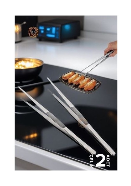 Hsnet Çelik Cımbız Maşa A.milano Design 2 Adet - N681J909-M07681