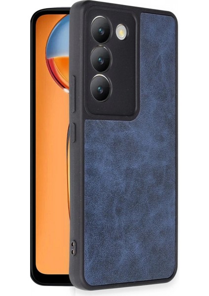 Vivo V30 Lite 4g Kılıf Aras Deri Kapak - Lacivert (K95) fiyatları