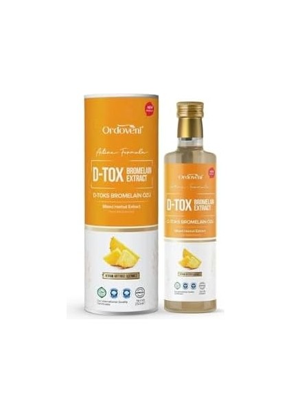 Bromelain | Ödem Atmaya ve Kilo Vermeye Yardımcı | 250ML