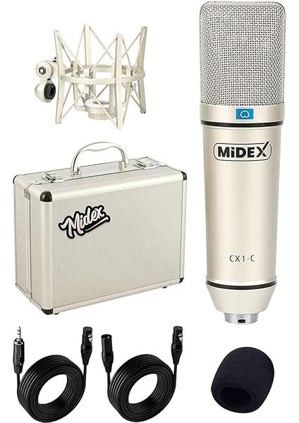 Ekipmanları Style Paket-3 Cx1 Mikrofon Ses Kartı Stüdyo Kayıt Seti modelleri