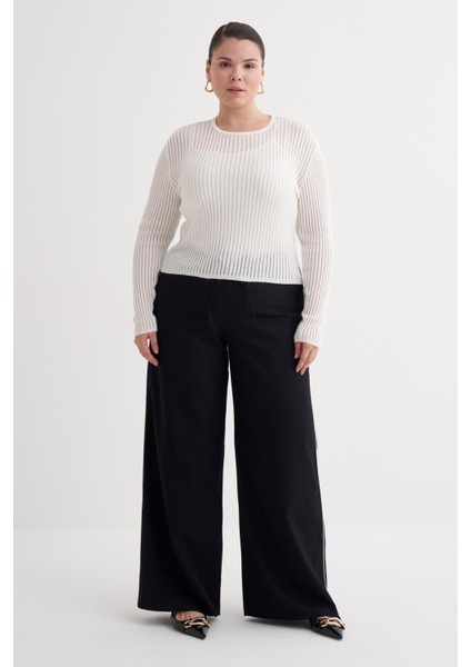 Transparan Ince Triko Bluz modelleri