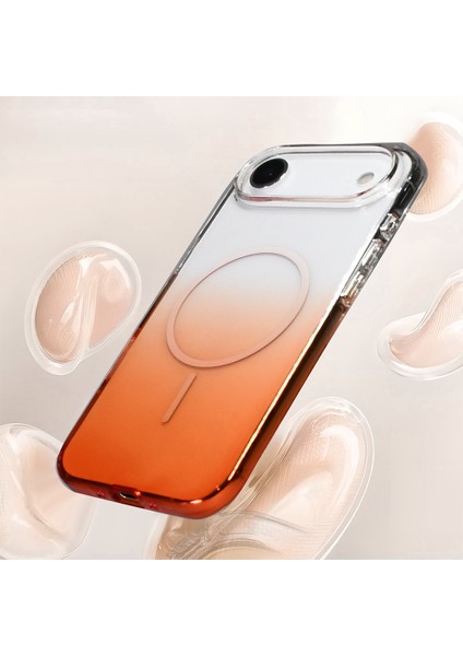 iPhone 17 Air Kılıf Rainbow Renkli Septik Manyetik Şarj Kapak modelleri